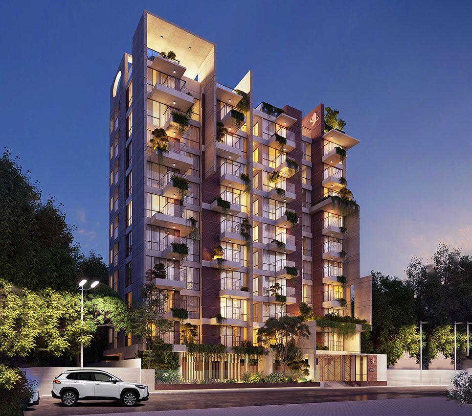 jbs emica apartment's exterior view বসুন্ধরা