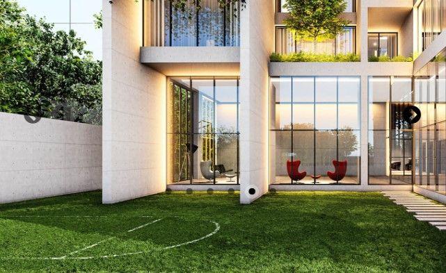 edison amour apartment's lawn area বসুন্ধরা আবাসিক এলাকা