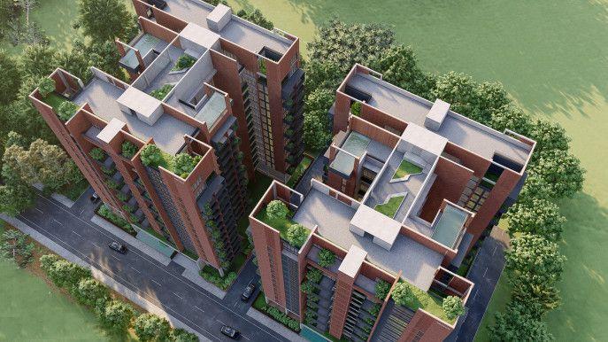 বসুন্ধরা আবাসিক এলাকা লোকেশনে Edison Prospero প্রজেক্ট