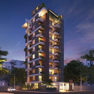 jbs eshaal night view বসুন্ধরা আবাসিক এলাকা