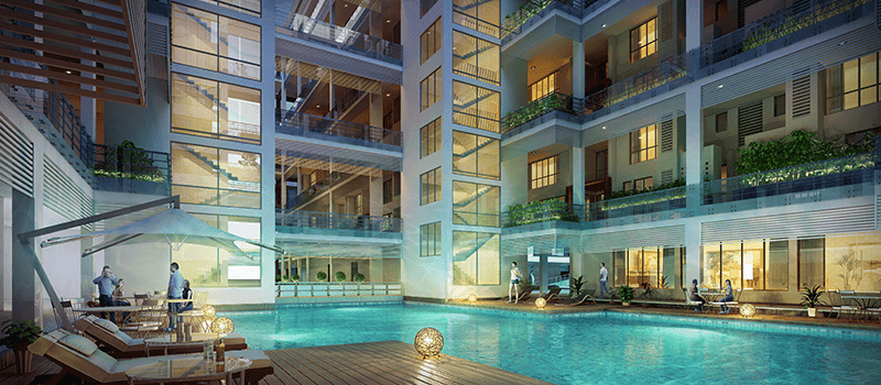 rupayan sky villa swimming pool উত্তরা