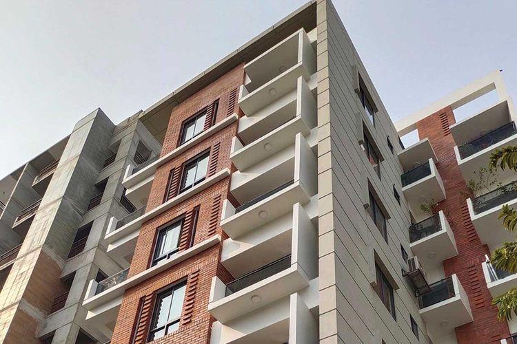 anwar landmark borenno apartment's upward view মিরপুর