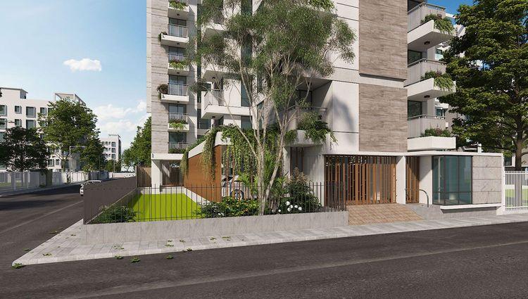 jbs dream point apartment's front view বসুন্ধরা আবাসিক এলাকা