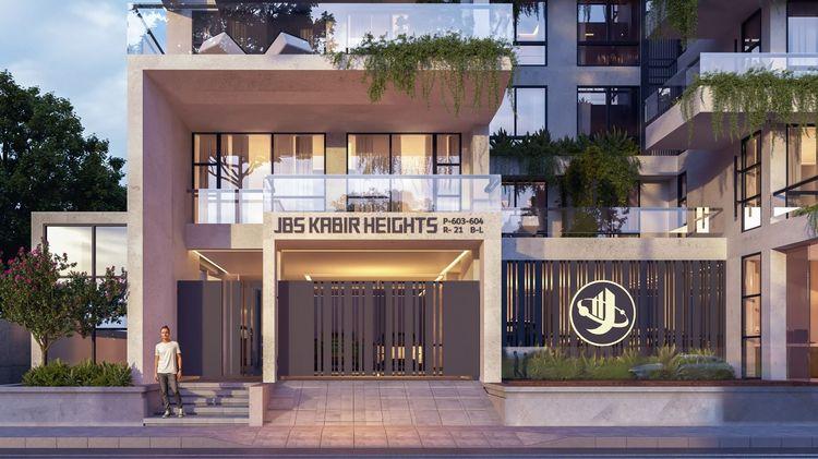 jbs kabir heights front view Basundhara R/A
