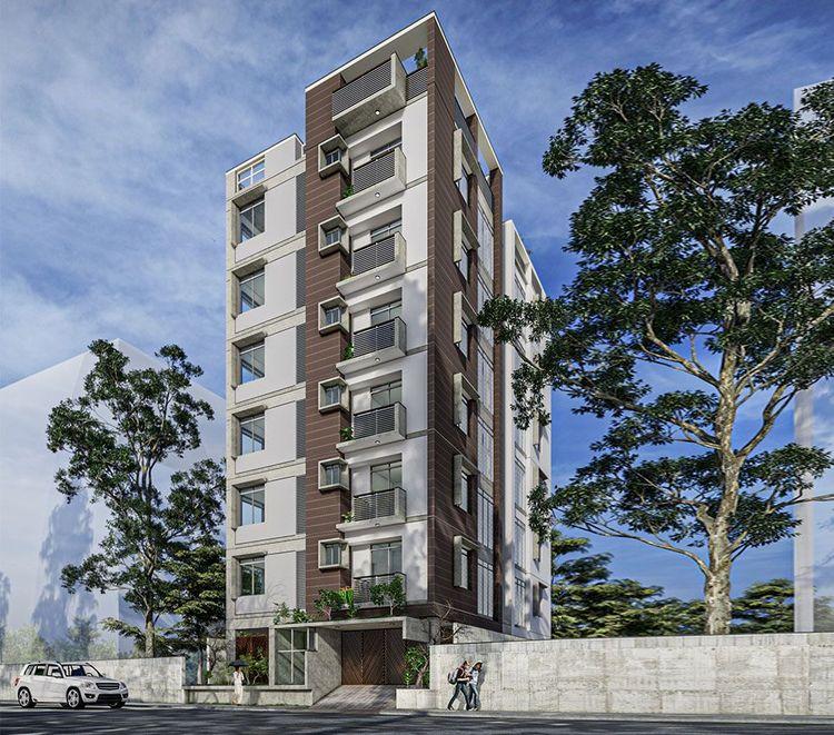 jbs mahira villa left side view Basundhara R/A