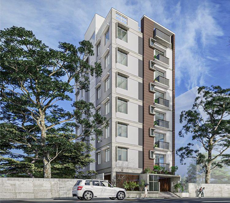 jbs mahira villa right side view Basundhara R/A