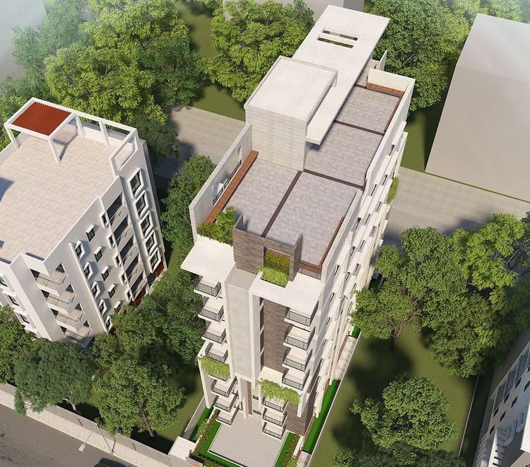 jbs oasis birds eye view বসুন্ধরা আবাসিক এলাকা