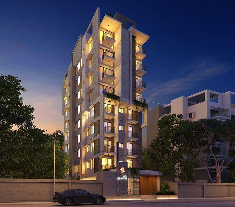 বসুন্ধরা আবাসিক এলাকা লোকেশনে Jbs Oasis প্রজেক্ট