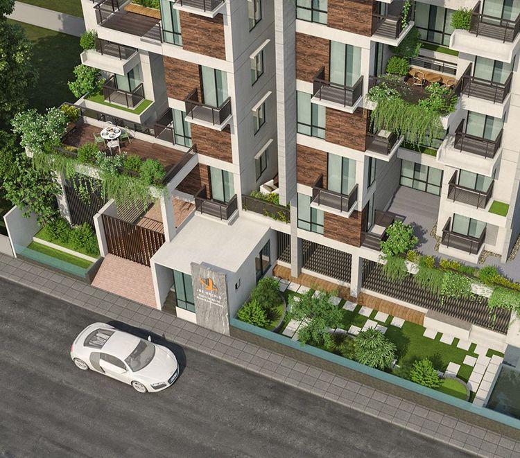 jbs orchid front view বসুন্ধরা আবাসিক এলাকা
