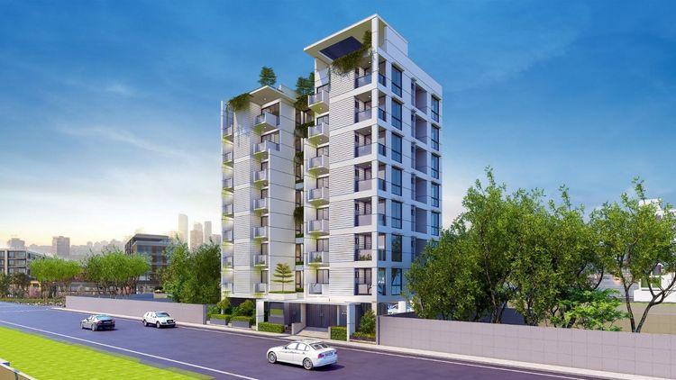 sukoon apartment's left side day view বসুন্ধরা আবাসিক এলাকা