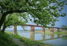 kewatkhali railway bridge কেওয়াটখালী